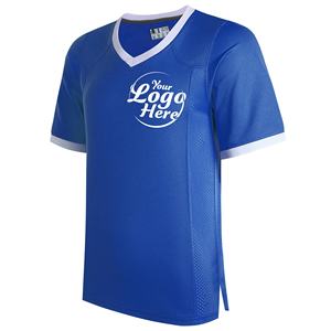Camisetas de fútbol con logotipo personalizado Pedido a granel Camisetas de entrenamiento unisex Uniforme deportivo de equipo para hombres - Product Image 4