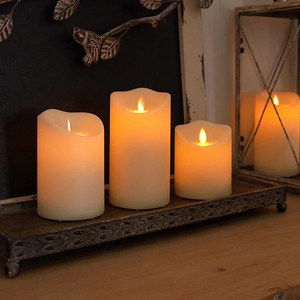 Velas <span class=keywords><strong>LED</strong></span> sin Llama con Efecto de Parpadeo, Velas a Pilas para Decoración de Bodas, Artículos para Fiestas de Cumpleaños, Luces de Navidad - Product Image 6