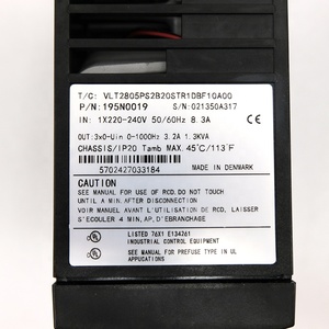 Convertidor de Frecuencia de Alta Eficiencia Danfoss 195N0019 para Control de Velocidad de Motores Industriales, Variador de CA con Certificación Global - Product Image 4