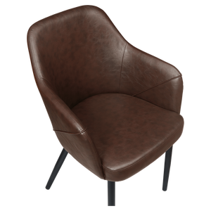 Chaise de restaurant en cuir de qualité supérieure - Product Image 2