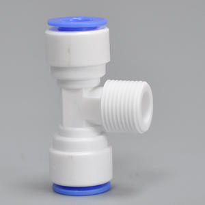 Conector en T de 3/4 con rosca externa para purificador de agua, accesorio de tubería tipo T 7066 para sistema de filtración - Product Image 1