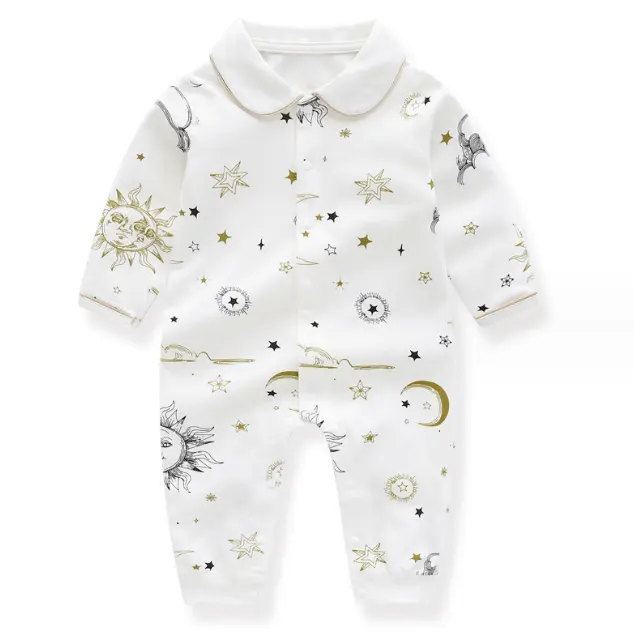تصميم جديد الشتاء الدافئ ملابس الطفل القطن الطفل رومبير لينة ومريحة ملابس الطفل