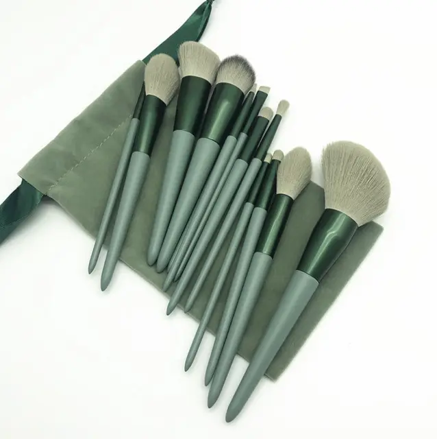Vendita calda 13 pezzi Set di strumenti Kit di pennelli per trucco sopracciglia Pincel Maquiagem cosmetico