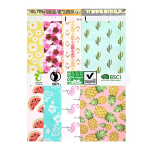 Custom Logo Printed Sustainable Compost Plastic Apparel Packaging biodegradable poly mailer Shipping Bags For Clothing/Clothes