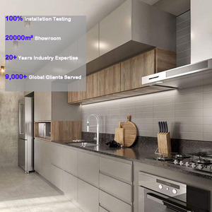 Ensemble <span class=keywords><strong>de</strong></span> meubles <span class=keywords><strong>de</strong></span> cuisine modernes pour petits espaces, design populaire en bois massif blanc, armoires <span class=keywords><strong>de</strong></span> cuisine modulaires pour projets hôteliers aux États-Unis - Product Image 2