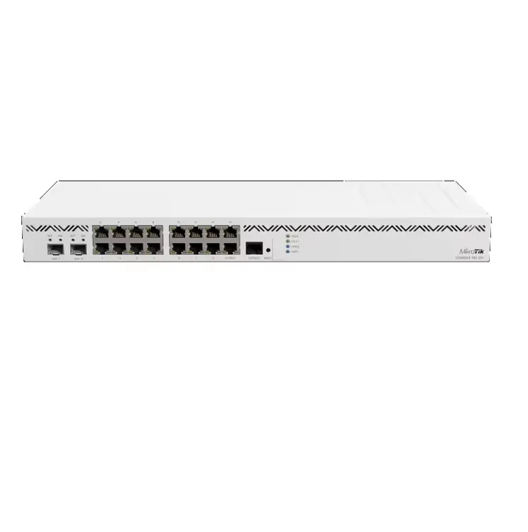 Mikrotik Router CCR2004-16G-2S + 16x Gigabit port Ethernet dengan dua 10G SFP + Cage