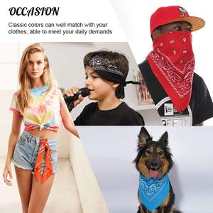Écharpe de tête bandana unisexe pour bandeau de fête Écharpe polyvalente pour cheveux de cow-boy pour la moto - Product Image 5