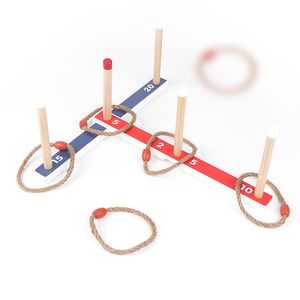 <span class=keywords><strong>Jeu</strong></span> de jardin <span class=keywords><strong>extérieur</strong></span> <span class=keywords><strong>Jeu</strong></span> de lancer <span class=keywords><strong>en</strong></span> <span class=keywords><strong>bois</strong></span> <span class=keywords><strong>Jeu</strong></span> de lancer d'anneau de corde avec 5 cordes pour enfants et adultes - Product Image 3