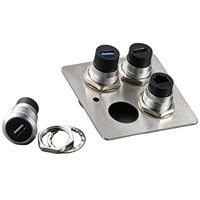 Conector Industrial USB Tipo-C CAT6A de Aleación de Zinc, Módulo Tipo C con Contacto Redondo de Cobre, Sin Soldadura, para Montaje en Panel de 22 mm