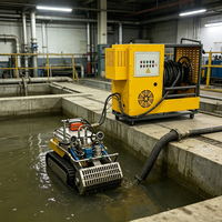 Robot de nettoyage de boues de qualité industrielle avec une largeur de désassainissement de 900 mm pour les eaux usées d'usine