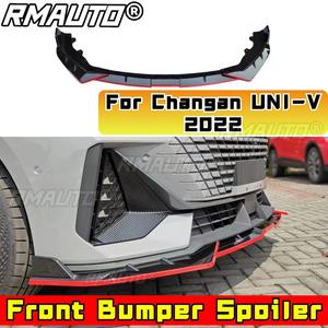 <b>Car</b> Front Bumper Lip <b>Diffuser</b> Spoiler Glossy Black Modification Part <b>for</b> Changan UNI-V 2022 Bumper Protector <b>Car</b> Accessories - Product Image 5