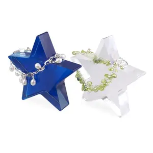 A forma di stella in acrilico Display blocchi di fotografia Styling blocchi di gioielli espositore per braccialetto collana di visualizzazione