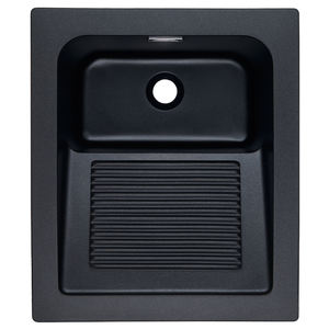 Lavamanos <span class=keywords><strong>de</strong></span> lujo con piedra <span class=keywords><strong>de</strong></span> cuarzo negra, lavable, para baño y balcón - Product Image 2