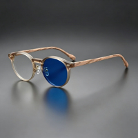 Nouvelles montures de lunettes photochromiques anti-lumière bleue et anti-UV, lunettes vintage
