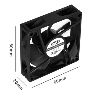 Ventilateur Ultra Silencieux 8020 PBT Certifié CE/RoHS 80x80x20mm Manchon/Roulement à Billes DC Débit Axial Sans Balais Boîtier PC Électrique Refroidisseur de CPU - Product Image 4