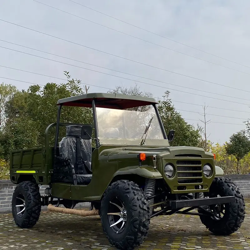 UTV-vehículo agrícola de cuatro ruedas para granja de pasajeros y carga, vehículo de playa ATV de cuatro ruedas