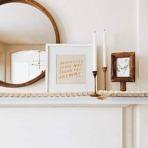 Guirlande de perles <span class=keywords><strong>en</strong></span> <span class=keywords><strong>bois</strong></span> rustique de style bohème pour <span class=keywords><strong>table</strong></span> <span class=keywords><strong>basse</strong></span>, grande guirlande de perles <span class=keywords><strong>en</strong></span> <span class=keywords><strong>bois</strong></span> avec pompons - Product Image 6