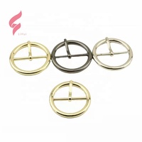 Lihui Vintage Professionelle Umweltfreundliche Runde Hellgoldene Zinklegierung Gürtelschnalle für Rucksäcke und Handtaschen