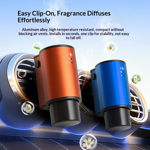 Moderner Luxus-Auto-Aromatherapie-Diffusor <span class=keywords><strong>10ml</strong></span> Duftender Luftauslass-<span class=keywords><strong>Clip</strong></span> USB-Betrieben Aluminiumlegierung Armaturenbrett-Lufterfrischer - Product Image 5