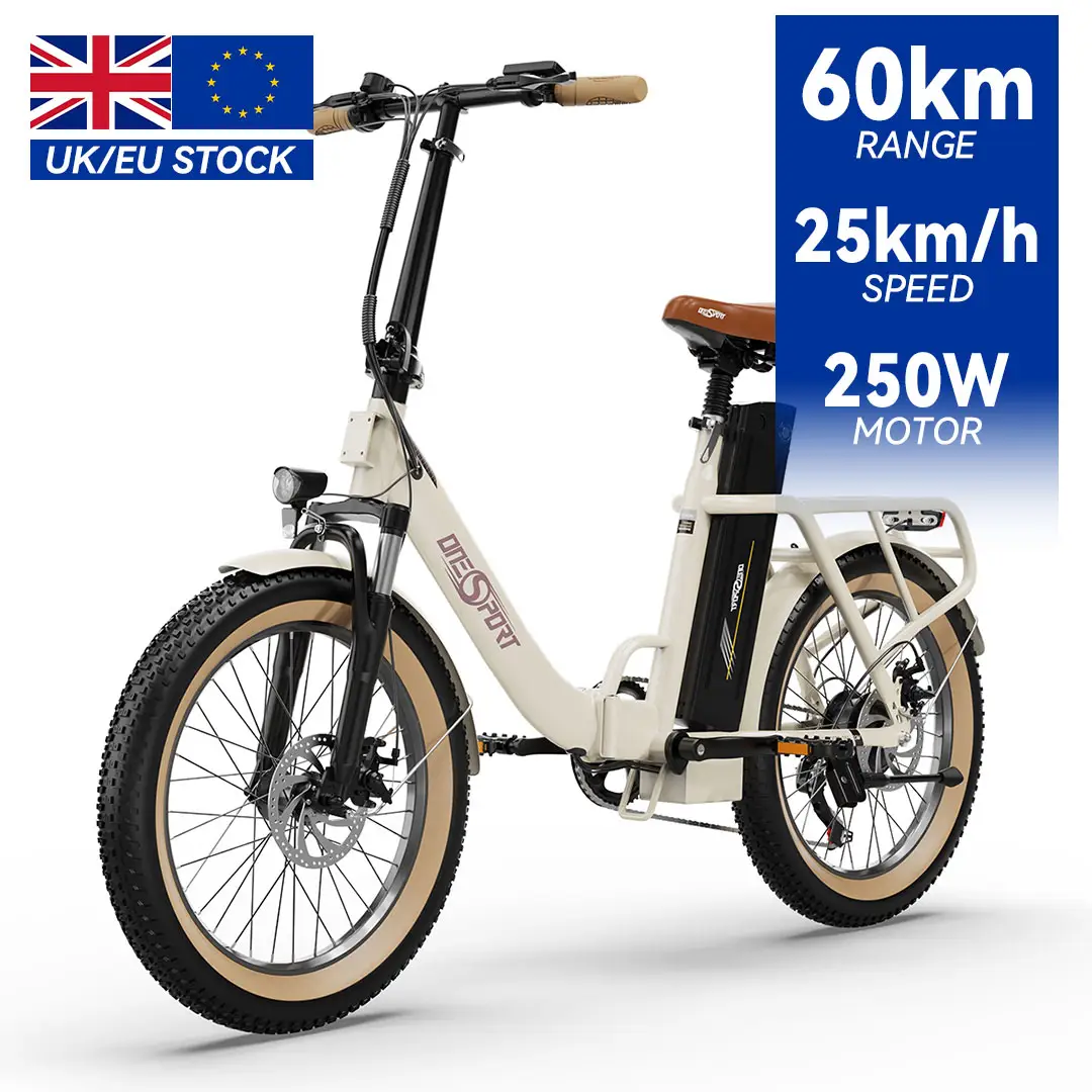 EU Warehouse One Sports OT16-2 Best Price for Electric Bike Hot Selling EBike Folding Electric Bike 250W