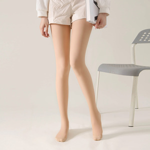 Collants épais translucides pour femmes Faux collants transparents bas nus - Product Image 2