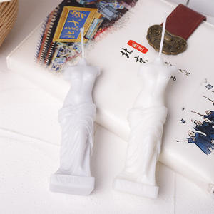 Vela perfumada de estilo Retro romano, adornos creativos de diosa sin cabeza de Venus, recuerdo de fragancia - Product Image 2