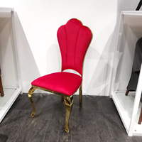 Chaise de banquet pliable moderne de luxe léger en acier inoxydable, dossier croisé en bois massif, ergonomique, réglable et pivotante, vente en gros