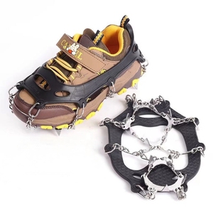 <span class=keywords><strong>Crampons</strong></span> de glace pour <span class=keywords><strong>enfants</strong></span> en acier inoxydable, soudés sans couture, spécialement personnalisés pour l'alpinisme, faciles à porter, emballage en sac - Product Image 4