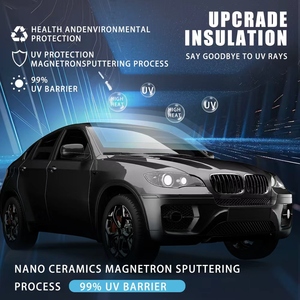 Pur Nano Céramique Carbone Teinté Film Bloc Uv Films De Verre Décoratifs <span class=keywords><strong>2</strong></span> Mil Film De Fenêtre En Verre De Sécurité Avec 95% Irr - Product Image 3