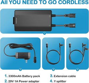 OEM ODM 电动沙发电池 25.9V 7S1P 7S2P 18650 2500mAh 3300mAh 5000mAh 锂电池组 适用于按摩椅 床 座椅躺椅 - Product Image 5