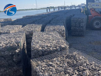 Panier de gabion galvanisé à chaud boîtes de gabions soudées pour mur de soutènement berge de rivière panier de gabion cage en pierre paysage