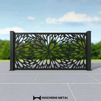 Cadre d'extension de clôture en aluminium découpé au laser de style contemporain, disponible en ligne pour usage domestique en Australie