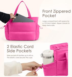 <span class=keywords><strong>Borsa</strong></span> Tote per Donne, Borse da Lavoro Imbottite con Cerniera, Leggera <span class=keywords><strong>Borsa</strong></span> Trapuntata per Viaggi, Insegnanti, <span class=keywords><strong>Infermiere</strong></span> OEM/ODM - Product Image 3