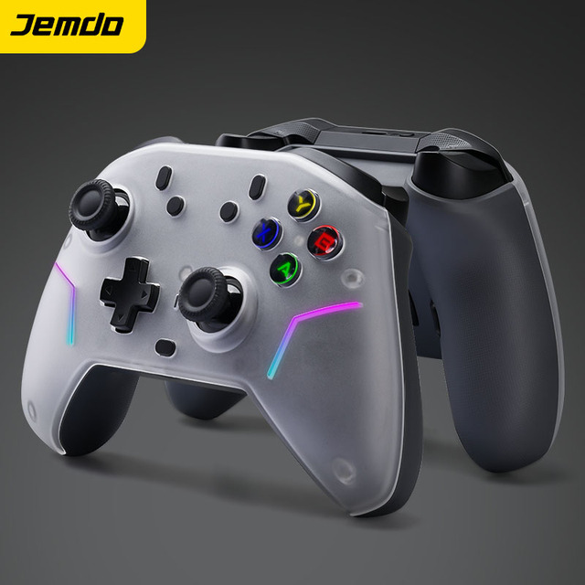 Jemdo Hot-swappable Joysticks Blue Tooth Wireless Controller for Switch PC Mobile Devices Game Steam Car Tablet Laptops