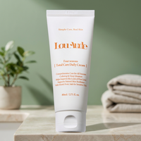 Crema Diaria LouAude Four Seasons Total Care para Piel Sensible, Crema Humectante Calmante, Reparación de la Barrera Cutánea e Hidratación