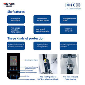 Machine économique efficace de fabricant de <span class=keywords><strong>mousseur</strong></span> de vapeur de lait Machine à tête unique de moteur de vapeur de chauffage fabricant de mousse de lait pour la cafetière - Product Image 3