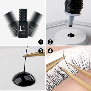 Colle à cils imperméable Pinky Leem Private Label, colle pour extensions de cils, colle pour extensions de cils en grappe, adhésif - Product Image 2