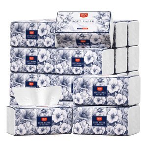 Zhennuo Soft Paper Facial Tissues 42-Pack <b>Boxed</b> Household Napkins Hand Towels Toilet Paper Larger Pack - Product Image 1