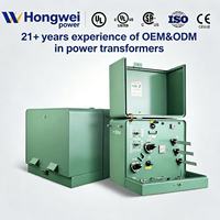 Transformateur monophasé monté sur socle, norme UL IEEE, 50/60 Hz, 10-250 kVA, sortie 10 kV, 20 kV, 35 kV, 380 V pour système d'alimentation électrique