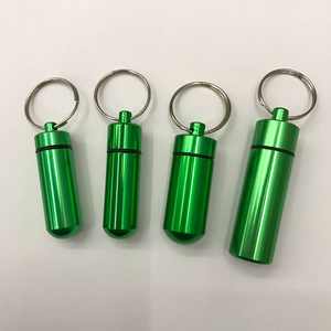 Boîte à pilules portable mini de voyage, conteneur étanche, flacon capsule porte-clés, accessoires porte-clés - Product Image 5