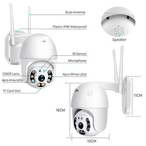 Caméra Wifi V380Pro PTZ 1080P Extérieure IP66 Vision Nocturne Audio Bidirectionnel - Product Image 2