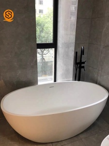 Bañera Independiente Moderna de Lujo, Profunda, con <span class=keywords><strong>Hidromasaje</strong></span> Inflable, Aprobada por CE/cUPC, Hecha de Acrílico - Product Image 5