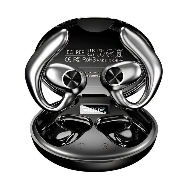 TWS Earphones Private Model Binaural Wireless BT 5.3 ENC Noise Cancelling IPX5 Waterproof JL Chipset Digital Display 3-5 Hours