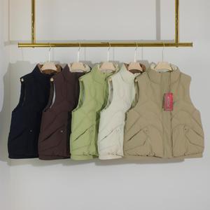 Custom Oem invierno otoño señoras mujeres <span class=keywords><strong>largo</strong></span> grueso sin mangas de algodón <span class=keywords><strong>acolchado</strong></span> burbuja Gilet chalecos <span class=keywords><strong>chaleco</strong></span> mujeres abajo Puffer <span class=keywords><strong>chaleco</strong></span> - Product Image 5