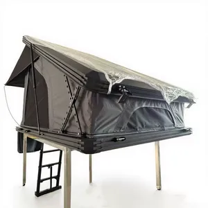 Tenda da Tetto per Auto con Tetto Rigido per Campeggio all'Aperto nella Natura Selvaggia. Prezzo di Fabbrica di Alta Qualità. Robusto e Durevole. Impermeabile. - Product Image 1
