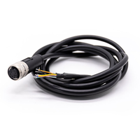 IP67 M16 Cables sobremoldeados Enchufe de conector de alimentación impermeable industrial