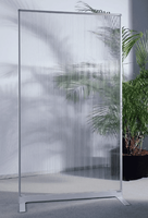 Panneau de toit en plastique PVC transparent pour serre Pare-soleil résistant à la chaleur Carreaux unis en polycarbonate