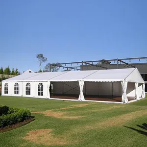 מכירה לוהטת חיצוני 500 אנשים יוקרה שקוף חתונה מסיבת אירוע אוהל Marquee עם ברור גג