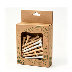 Boîte d'emballage en carton imprimé personnalisée pour tee de golf - Product Image 5