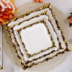 Luxury Eco-Friendly Food-Safe Middle Eastern Style Phnom Penh Home Kitchen Porcelain Charger <b>Plate</b> Dinner Set Customized Pattern - Product Image 5